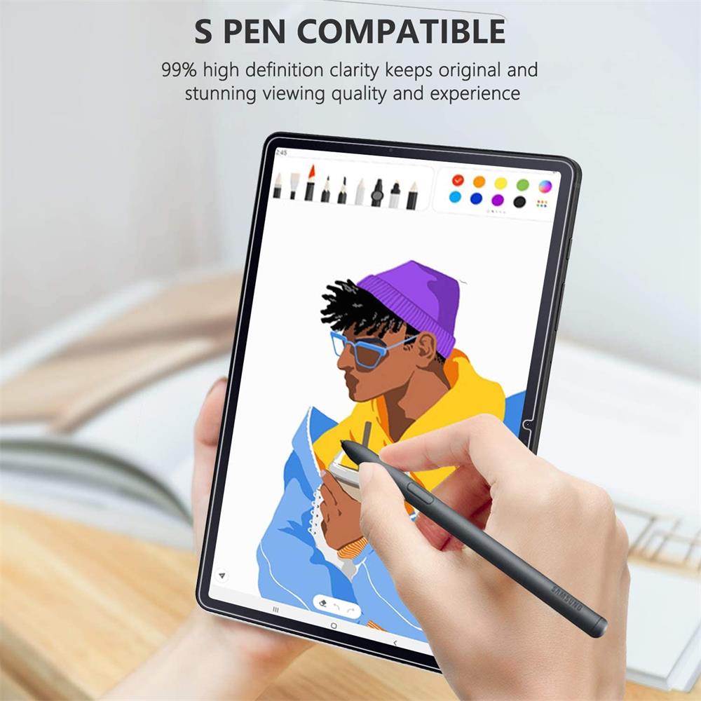 Glasfolie für Samsung Galaxy Tab S7 Plus / S8 Plus