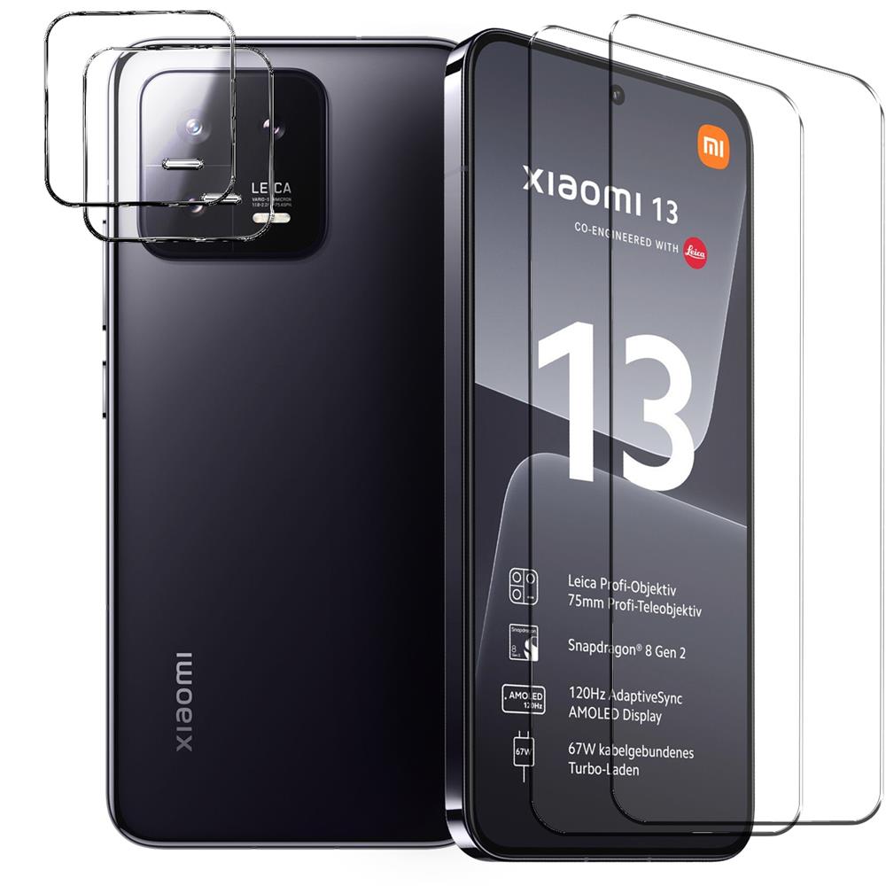 4in1 Glas Set für Xiaomi 13