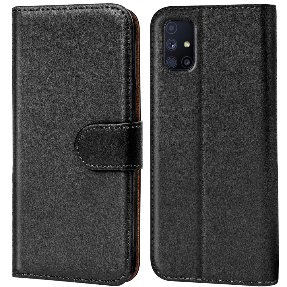 Basic Wallet für Samsung Galaxy M31s in Schwarz