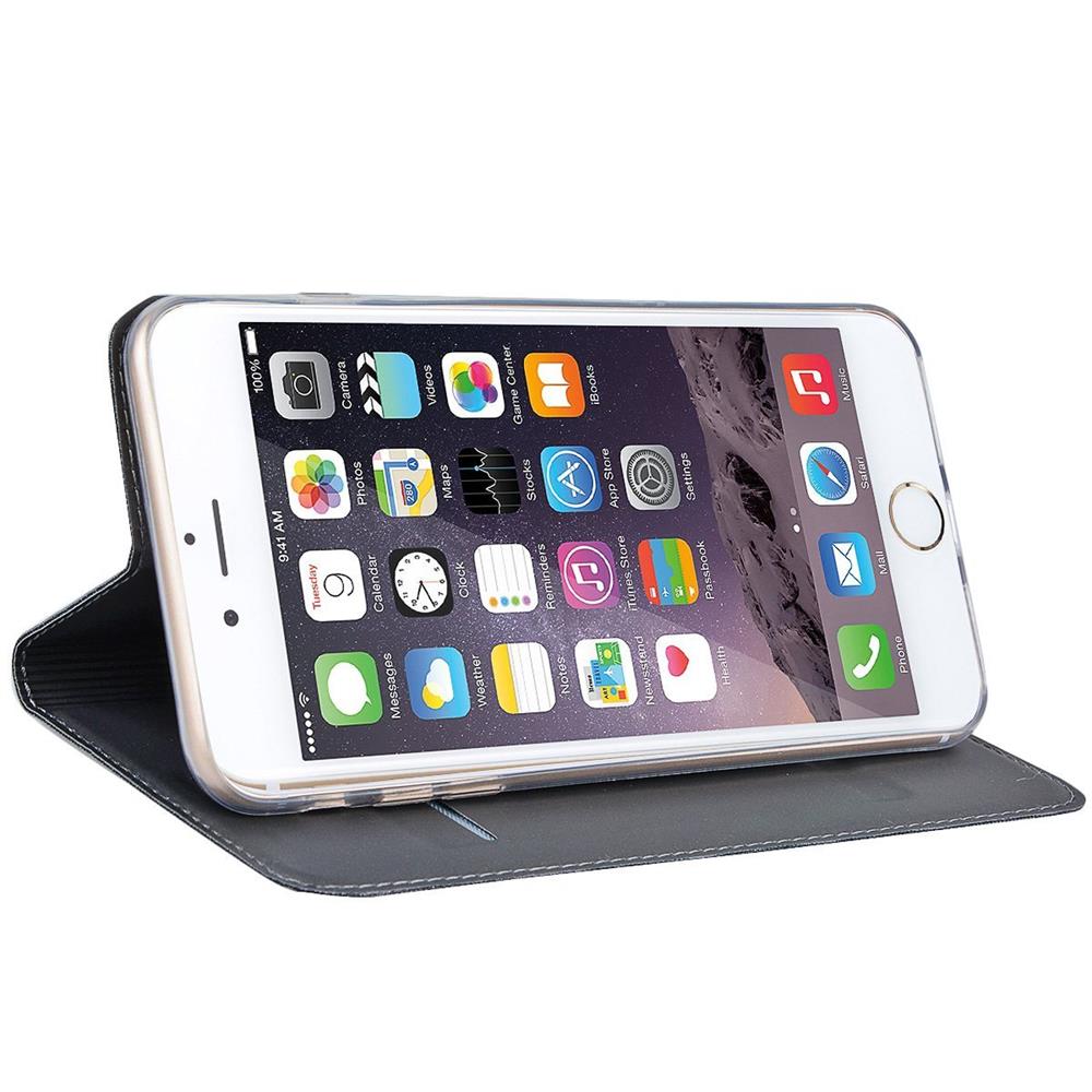 Electroplated Flip für Apple iPhone 7 Plus / 8 Plus in Schwarz