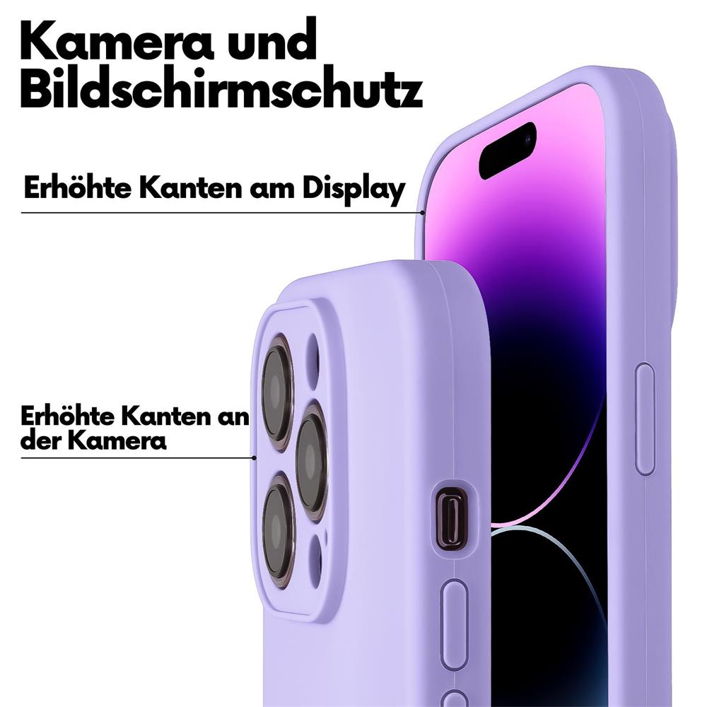 Connect Case Colour inkl. Kette für Apple iPhone 15 Pro Max in Lila