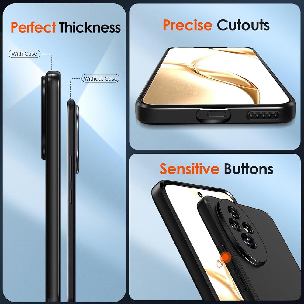 Classic TPU für Honor 200 Pro in Schwarz