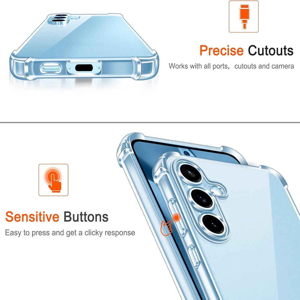 Rugged TPU für Samsung Galaxy S24 FE in Transparent