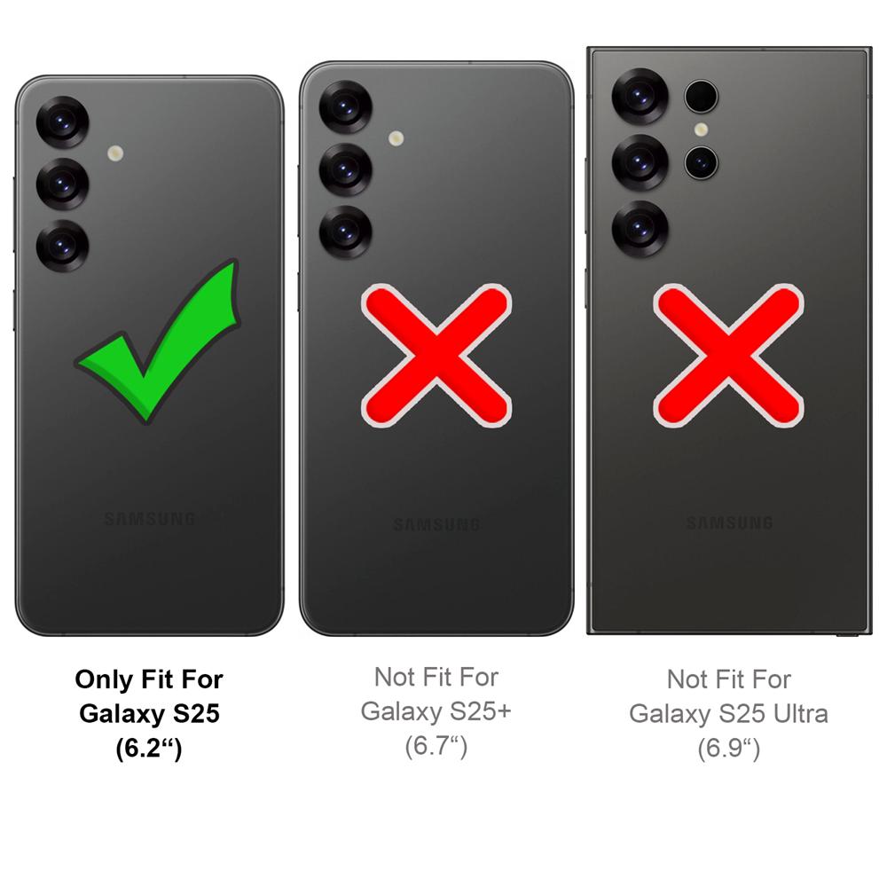 Defender Case für Samsung Galaxy S25 in Schwarz