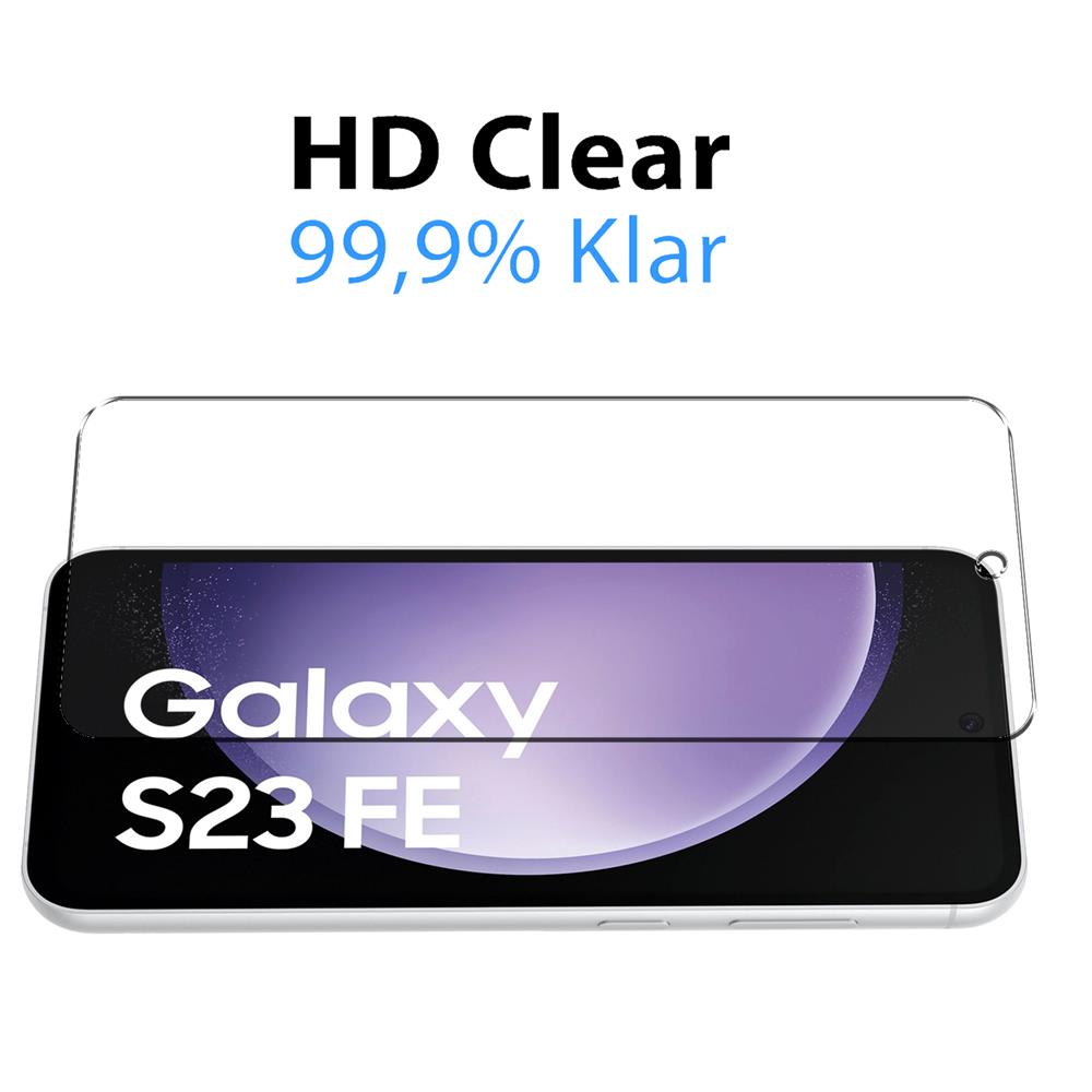 4in1 Glas Set für Samsung Galaxy S23 FE