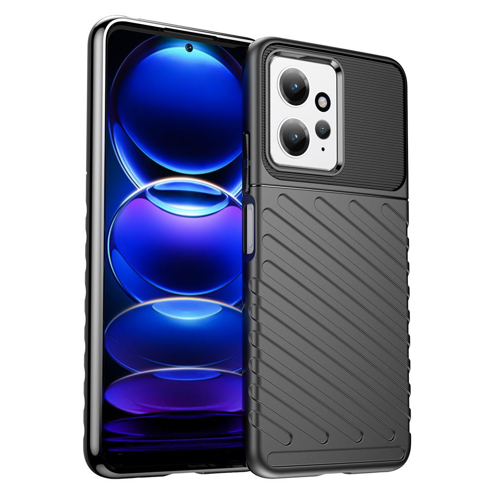 Thunder Case für Xiaomi Redmi Note 12 (4G) in Schwarz