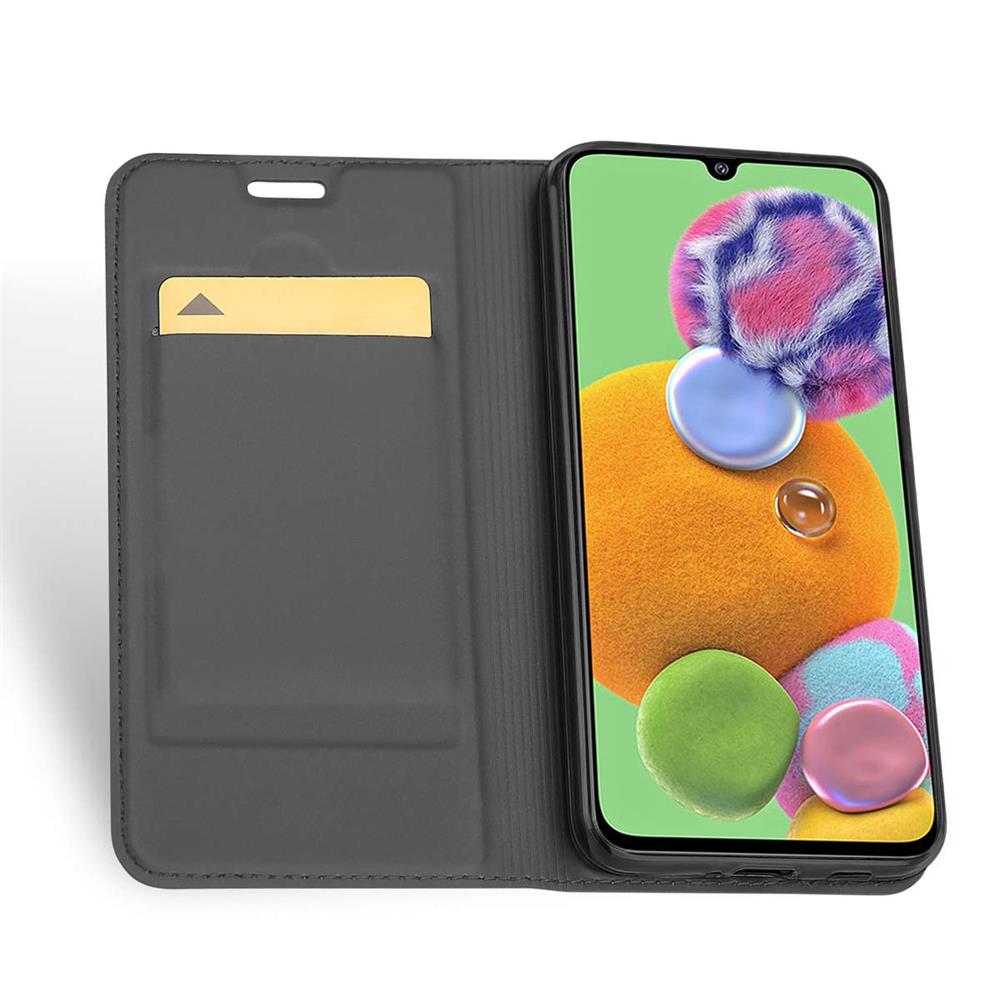 Electroplated Flip für Samsung Galaxy A90 5G in Schwarz