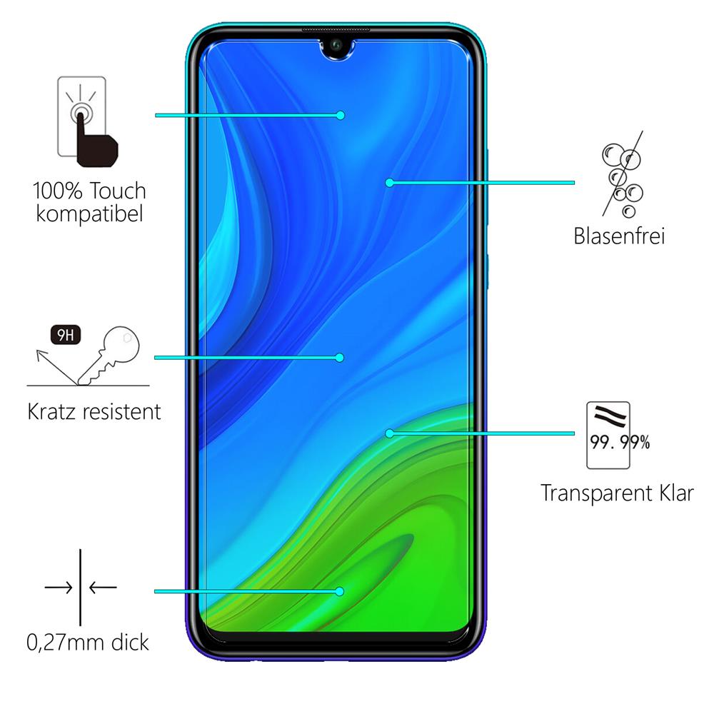 Glas 2in1 für Huawei P Smart 2020
