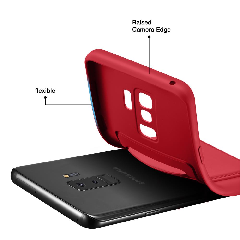 Card Case für Samsung Galaxy S9 Plus in Rot