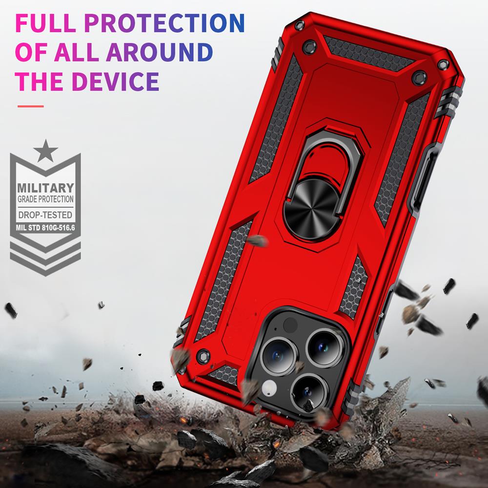 Army Case für Apple iPhone 16 Pro Max in Rot