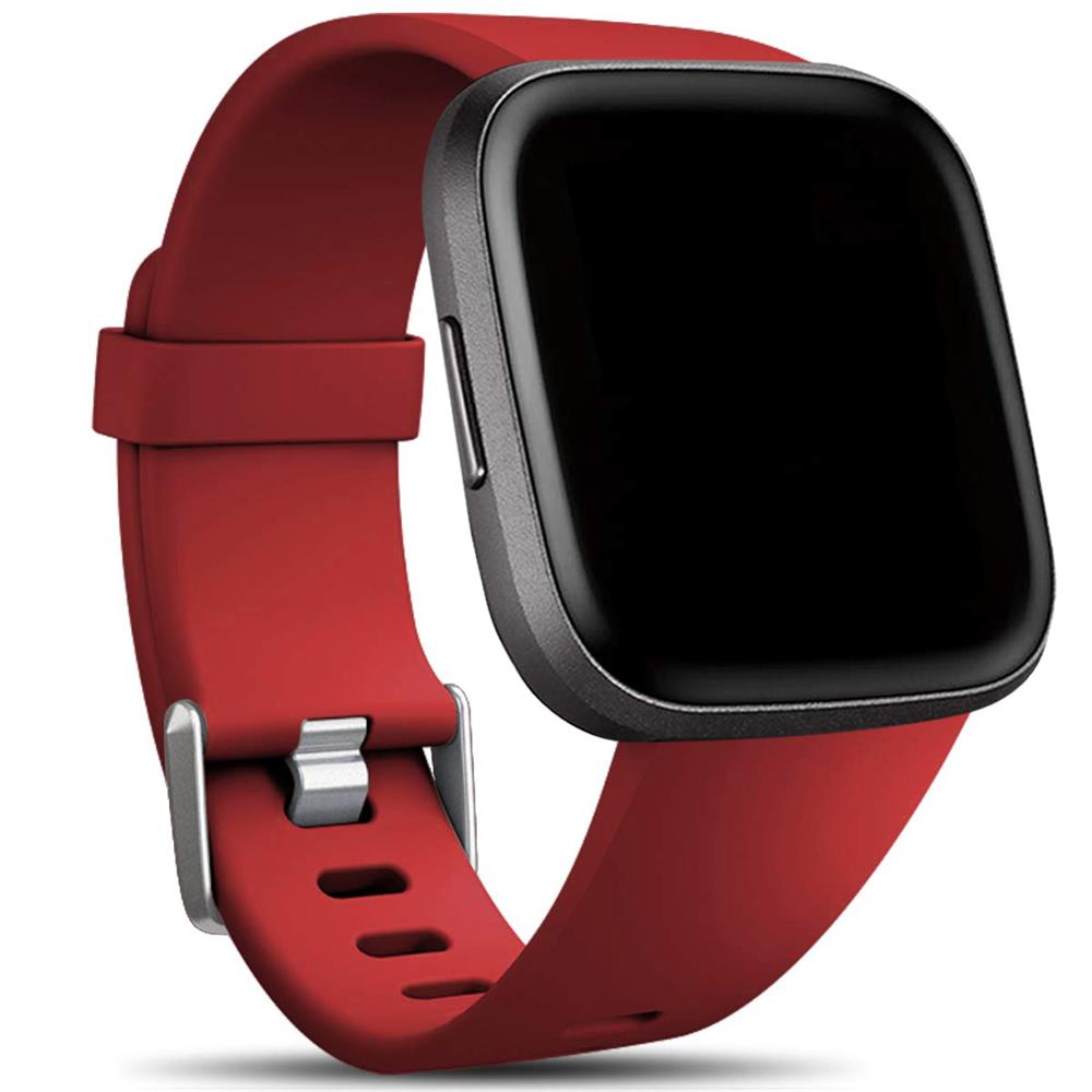 Fitnessarmband TPU für Fitbit Versa / Lite - Größe S in Rot