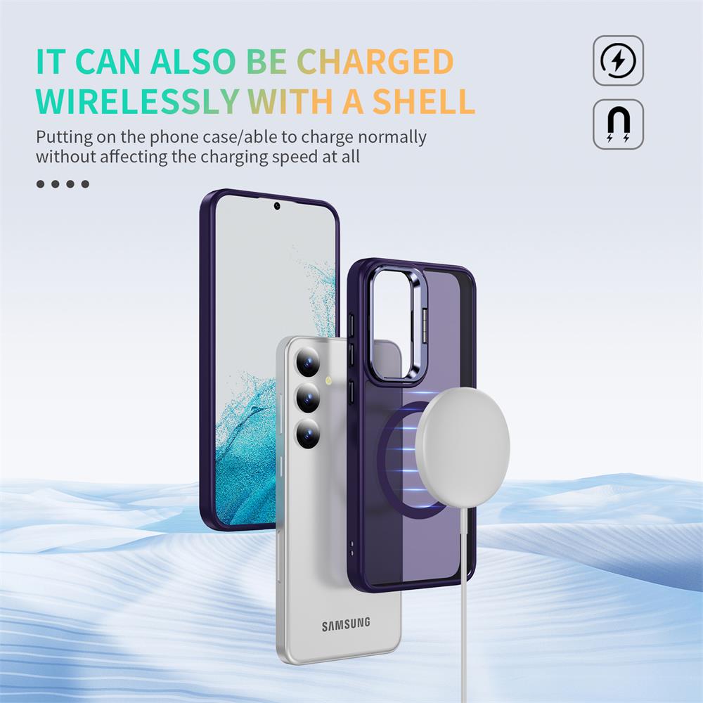 Skin MagSafe für Samsung Galaxy S24 Plus in Violett