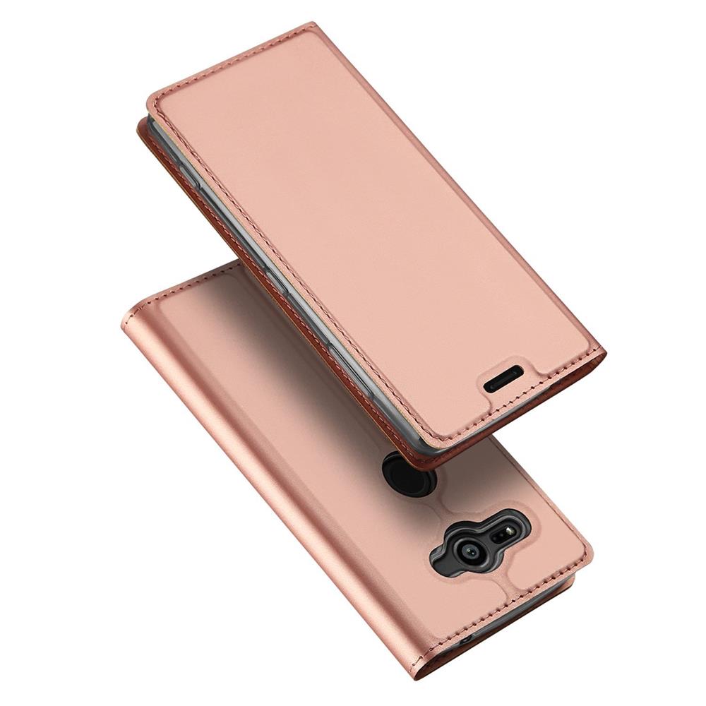 Electroplated Flip für Sony Xperia XZ2 Compact in Rosegold