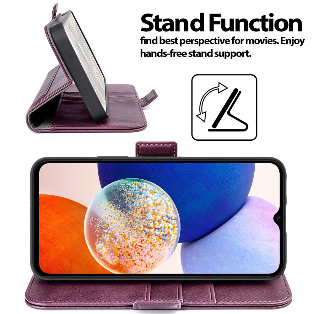 Nathy Wallet für Samsung Galaxy A32 5G in Lila