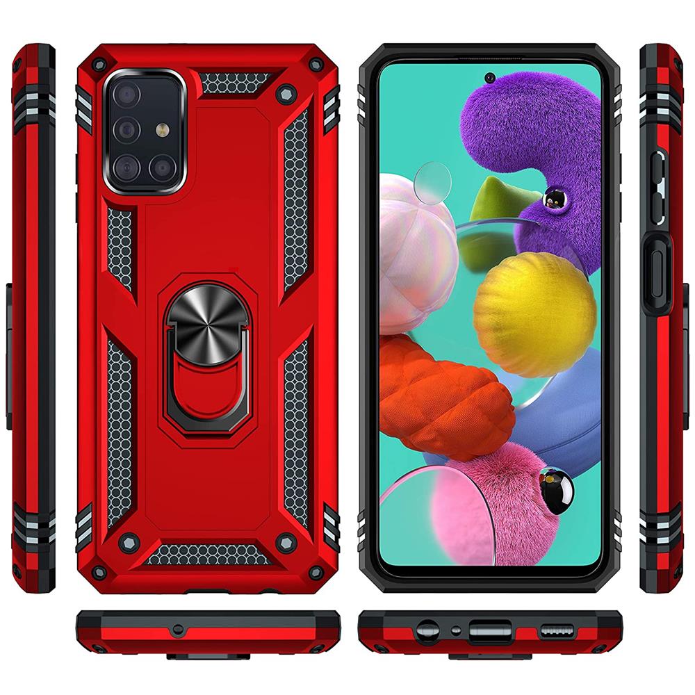Army Case für Samsung Galaxy A51 in Rot