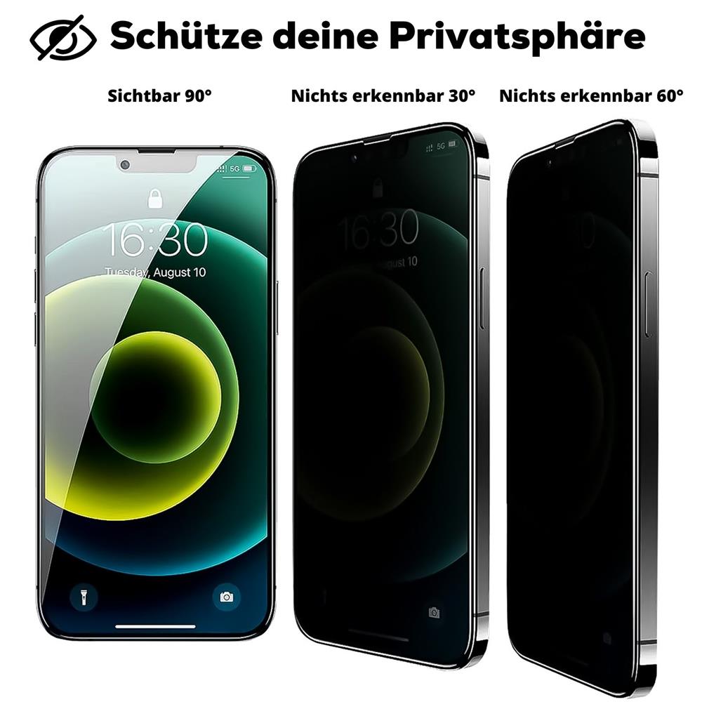 Privacy Glas für Apple iPhone 17 Pro Max