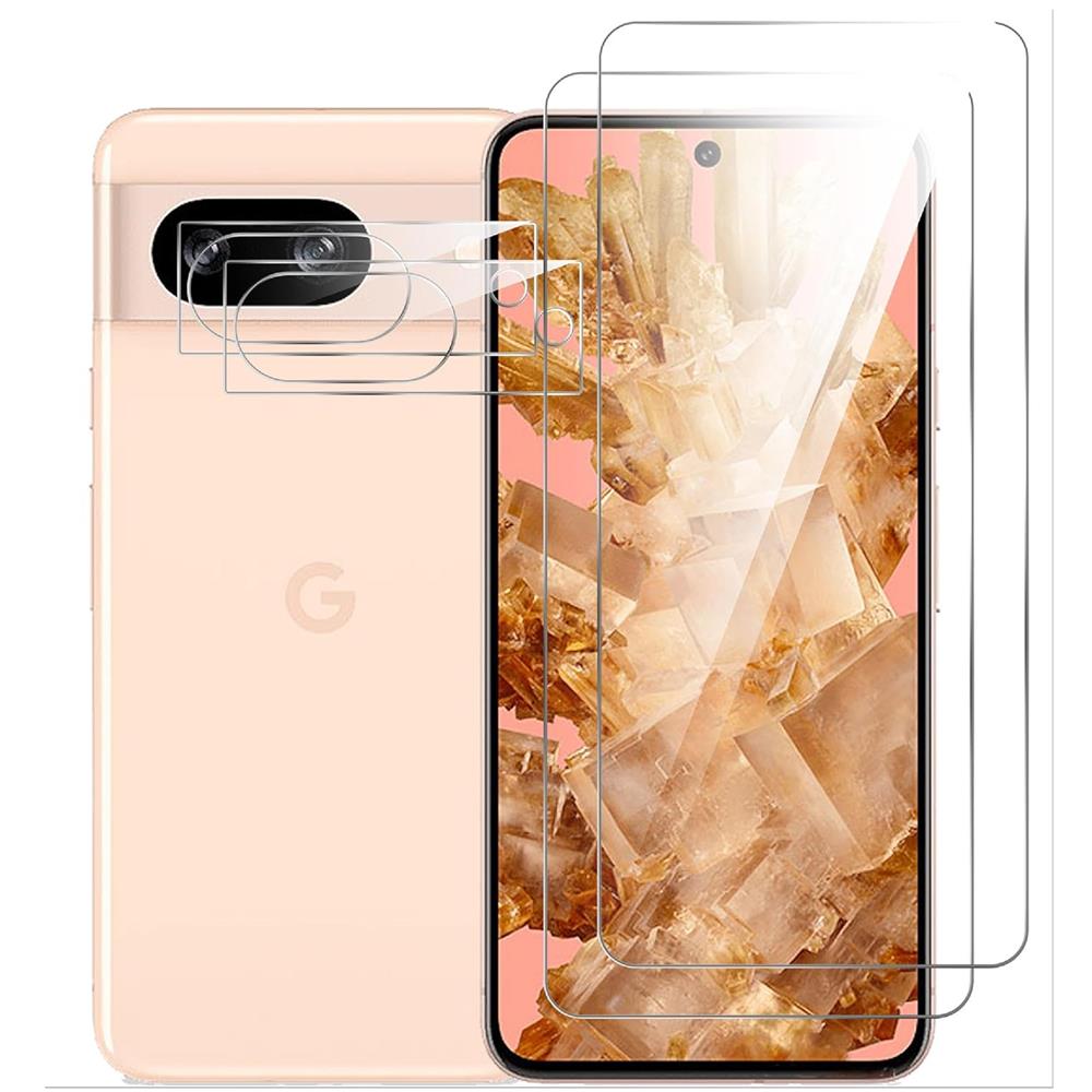 4in1 Glas Set für Google Pixel 8a