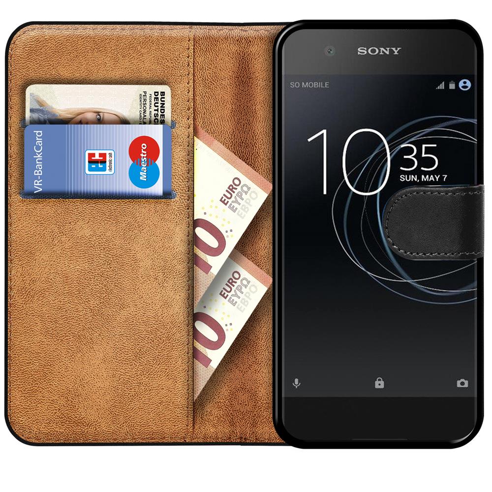 Basic Wallet für Sony Xperia XA1 Ultra in Schwarz