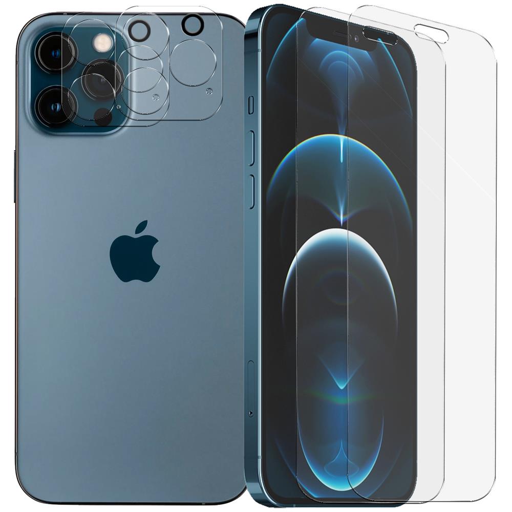 4in1 Glas Set für Apple iPhone 12 Pro