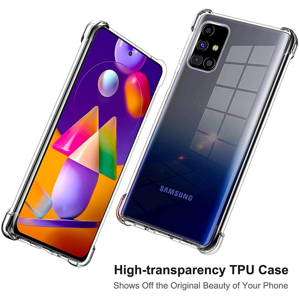 Rugged TPU für Samsung Galaxy M31s in Transparent