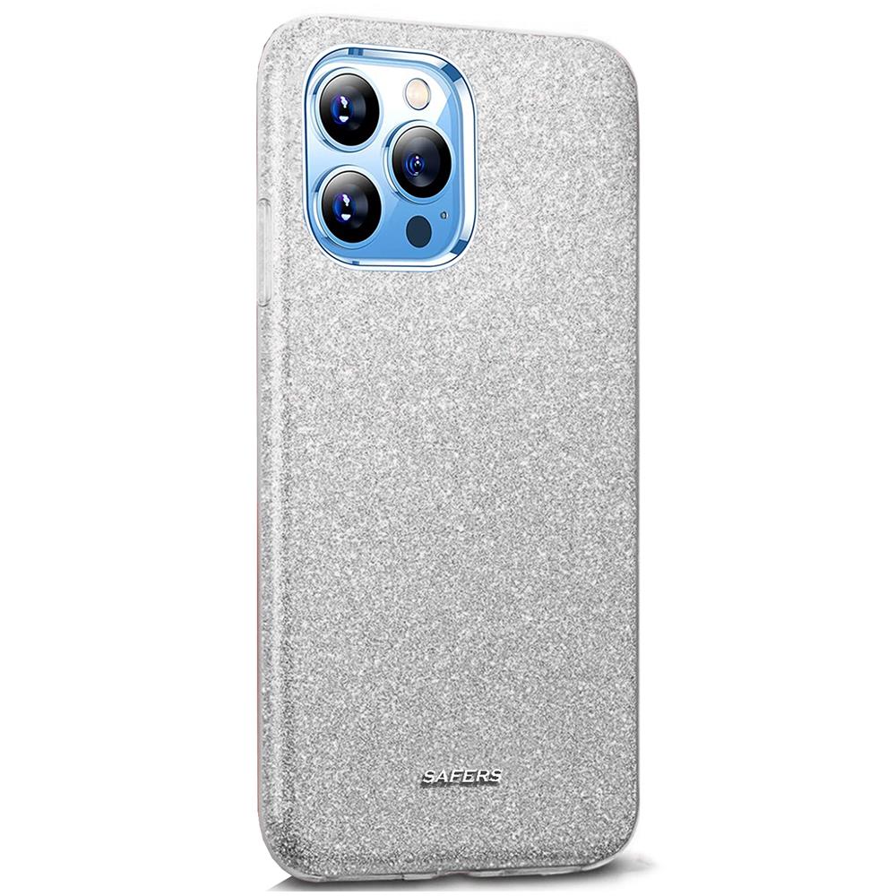Shiny TPU für Apple iPhone 13 Pro Max in Silber