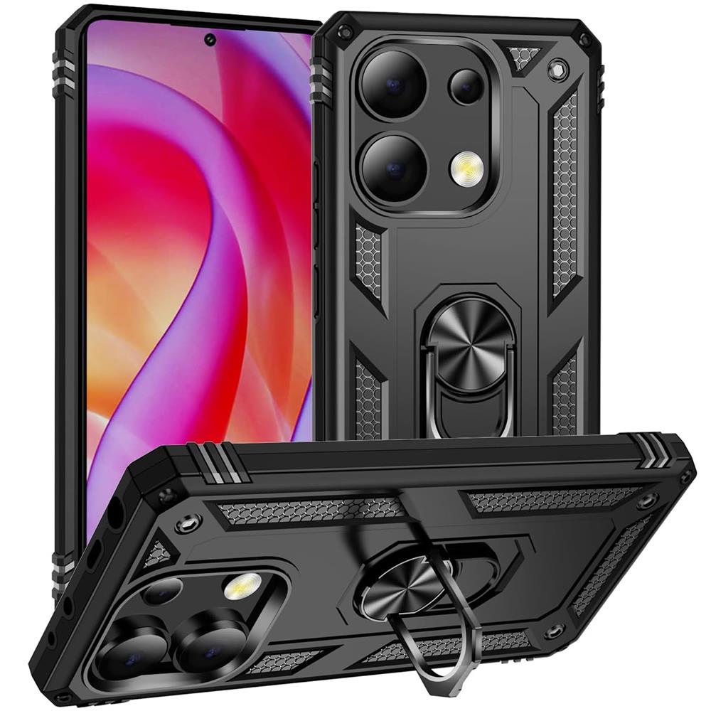 Army Case für Xiaomi Redmi Note 13 4G in Schwarz