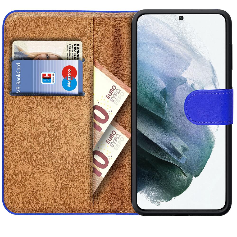 Basic Wallet für Samsung Galaxy S23 Ultra in Blau