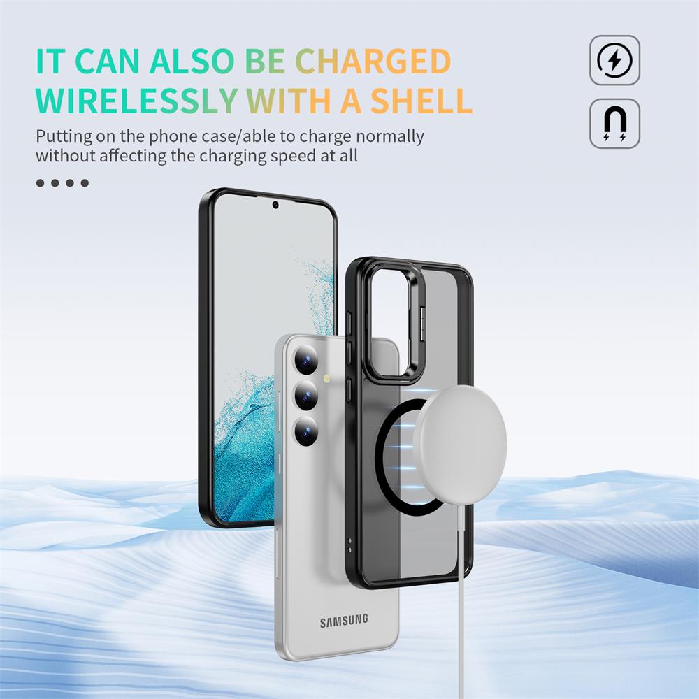 Skin MagSafe für Samsung Galaxy S24 Plus in Schwarz