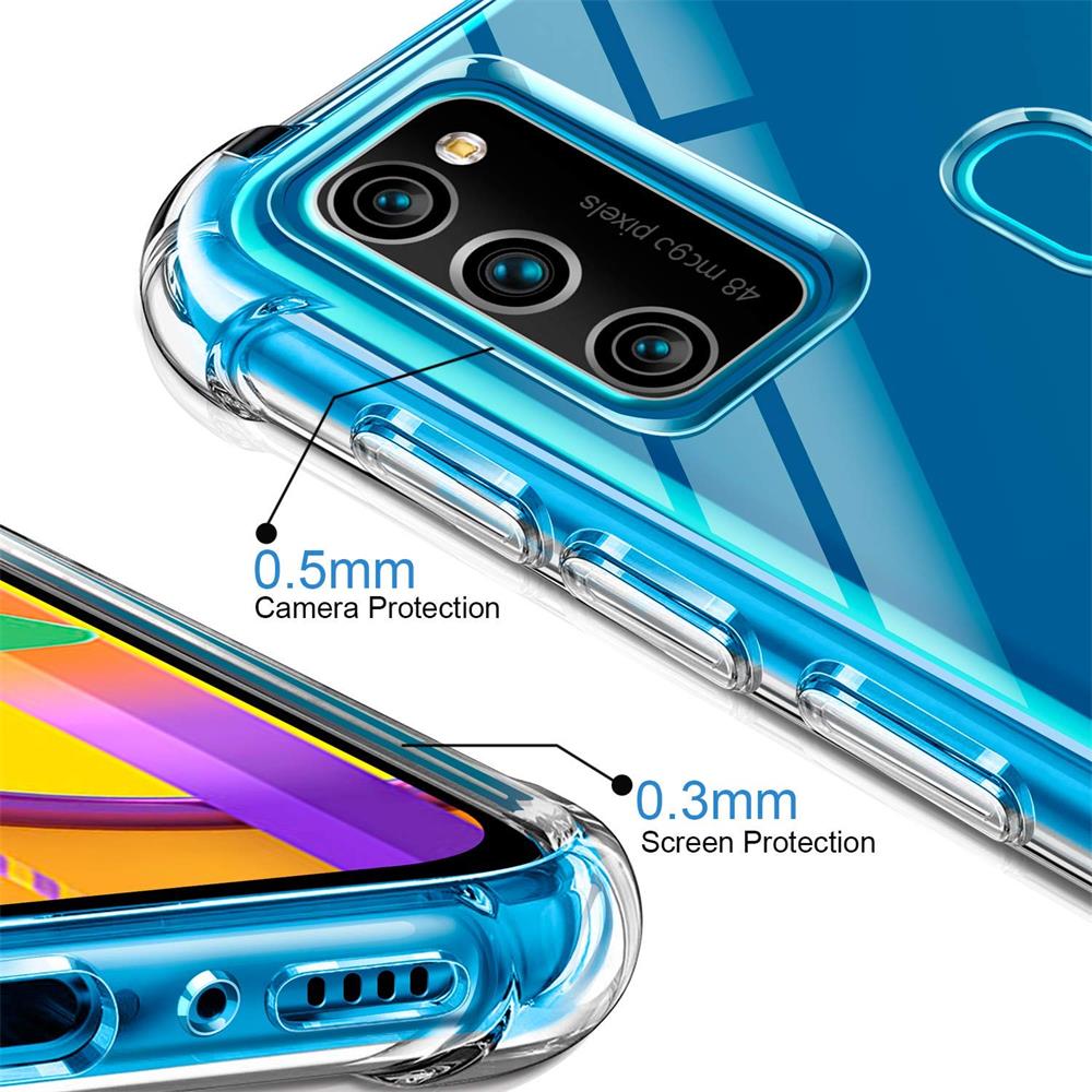 Rugged TPU für Samsung Galaxy M30s / M21 in Transparent
