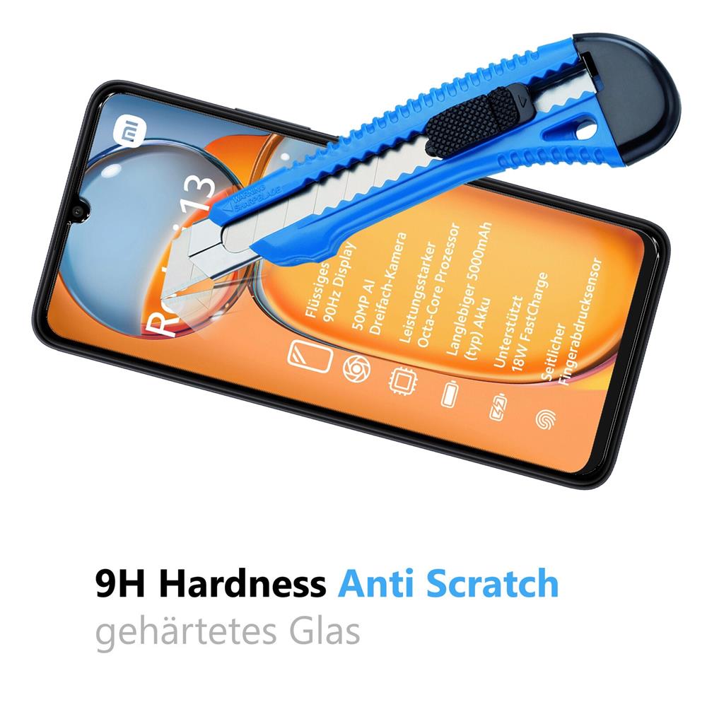 Glas 2in1 für Xiaomi Redmi 13 / Poco M6
