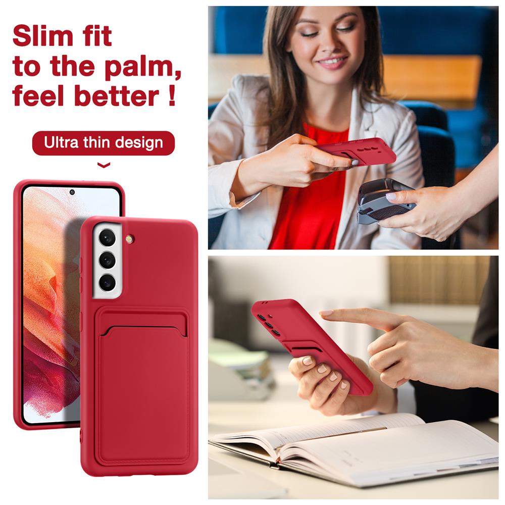 Card Case für Samsung Galaxy S24 Plus in Rot