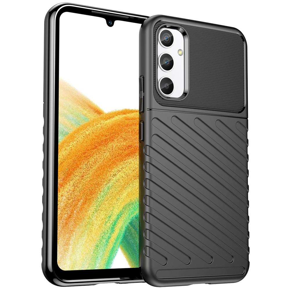 Thunder Case für Samsung Galaxy A34 5G in Schwarz