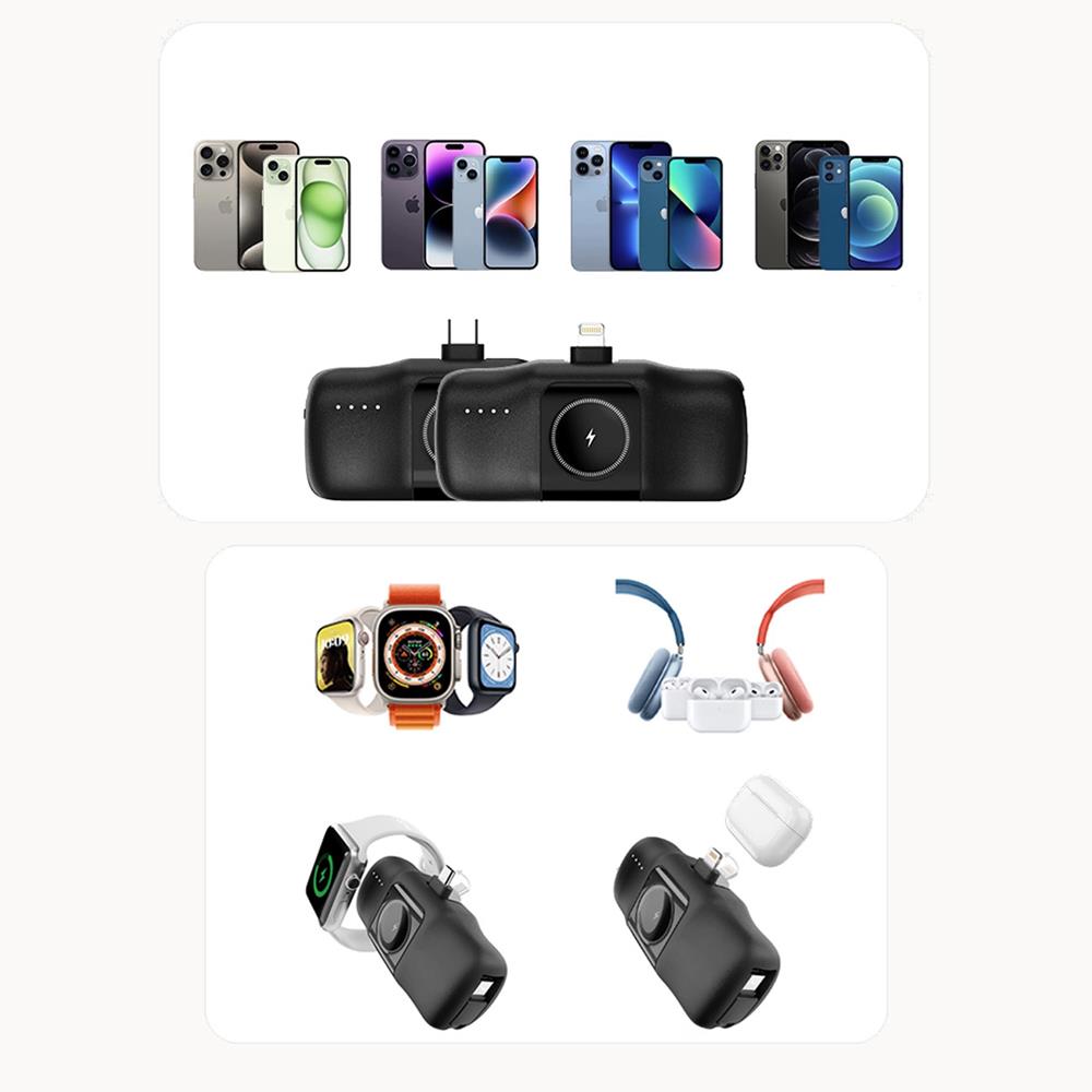 Power Bank - Wozinsky - Apple Watch WF16-YC - 5000 in Schwarz