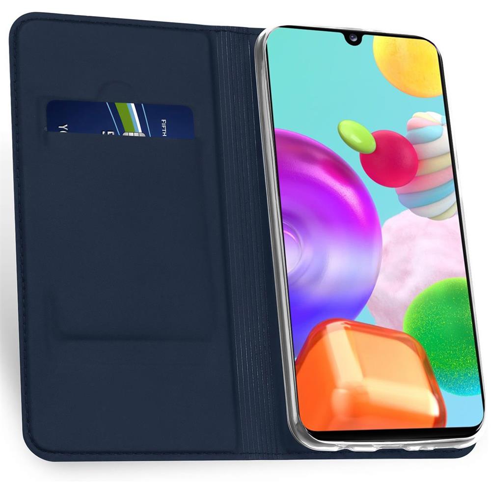 Electroplated Flip für Samsung Galaxy A41 in Blau