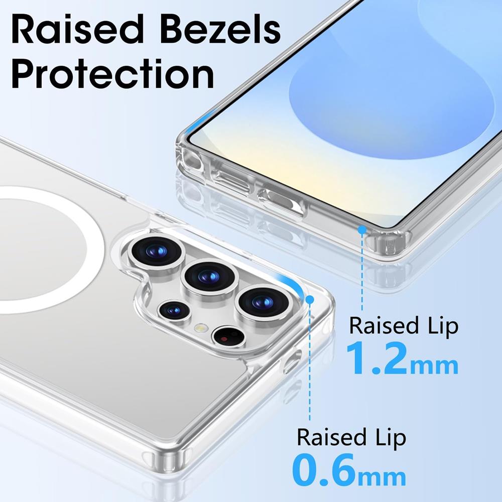 Magsafe TPU Case für Samsung Galaxy S25 Ultra in Transparent