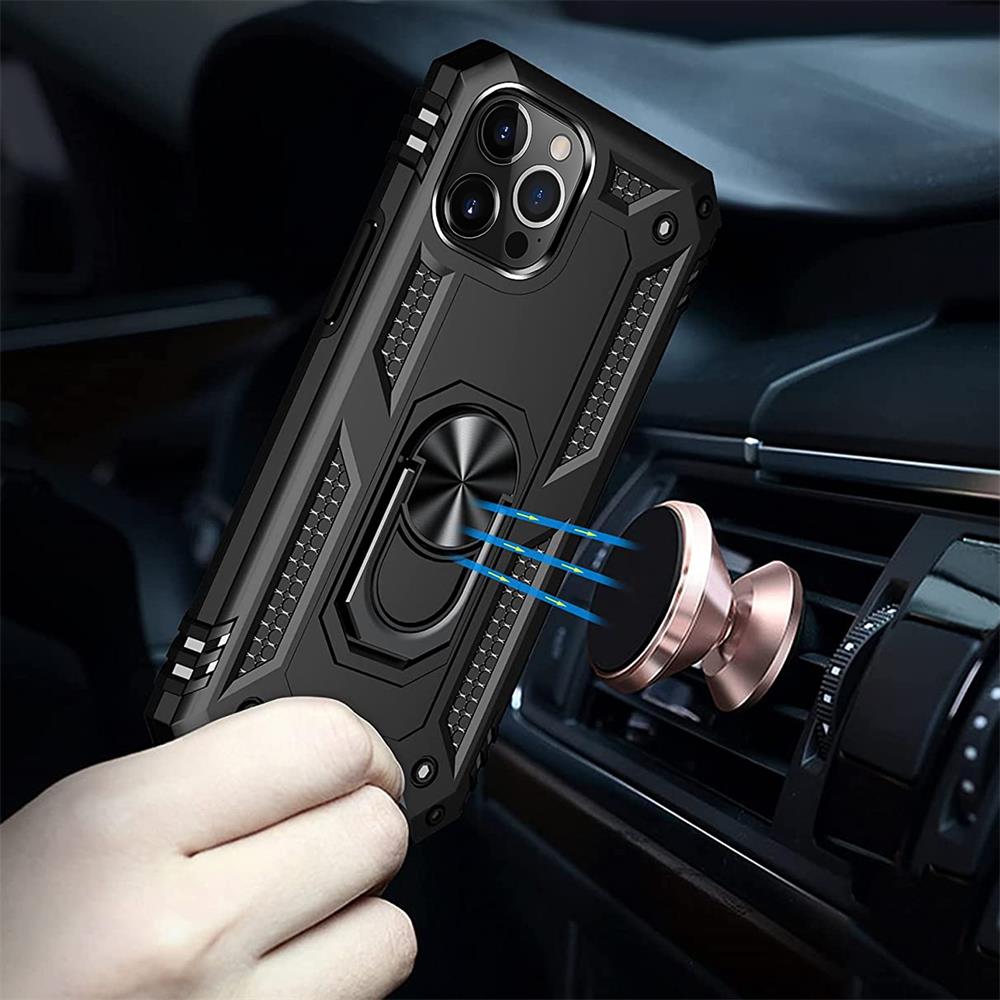 Army Case für Apple iPhone 15 Pro Max in Schwarz