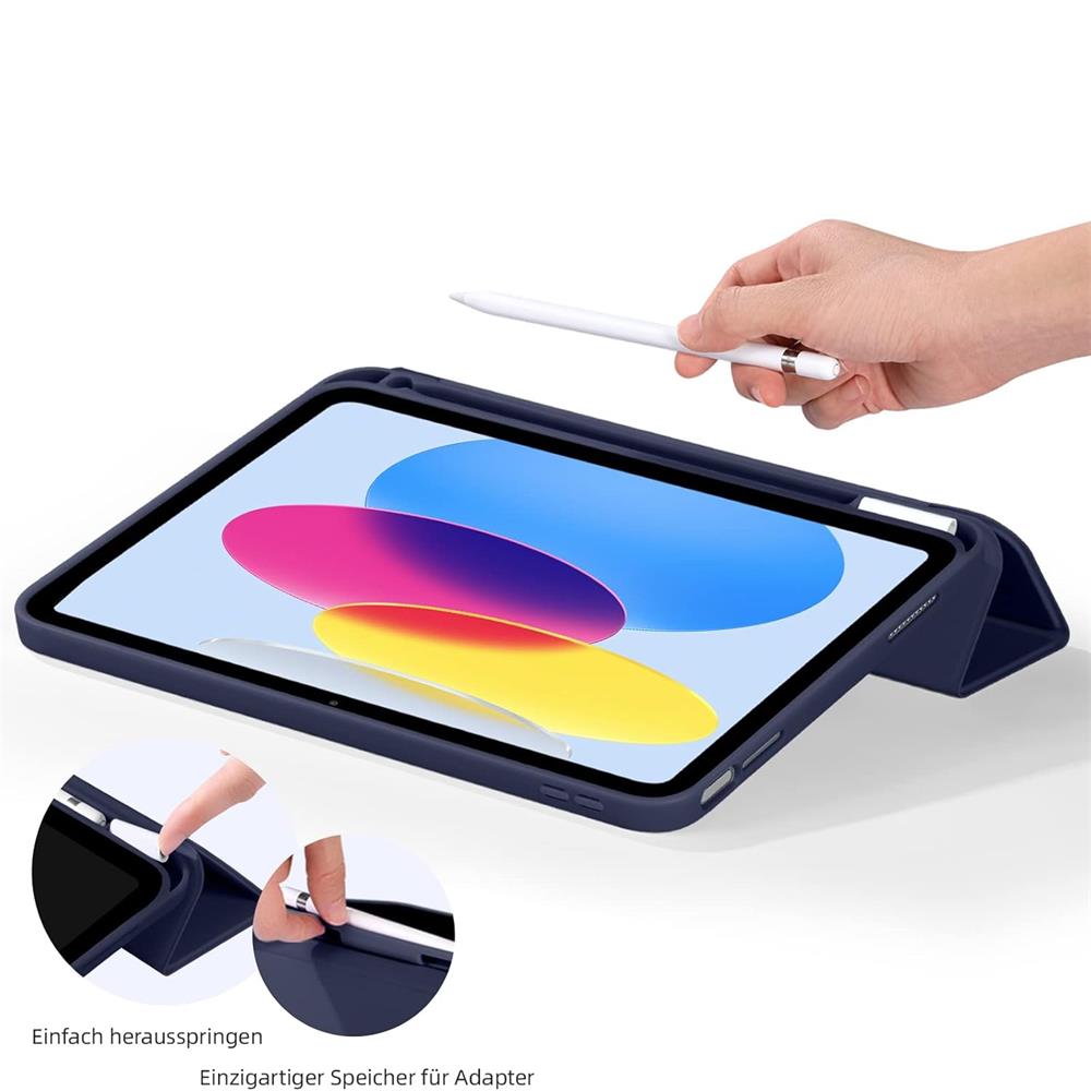Smart Cover für Apple iPad 10.2 2019 in Dunkelblau Smart Cover für Apple iPad Pro 13 2024 in Dunkelblau