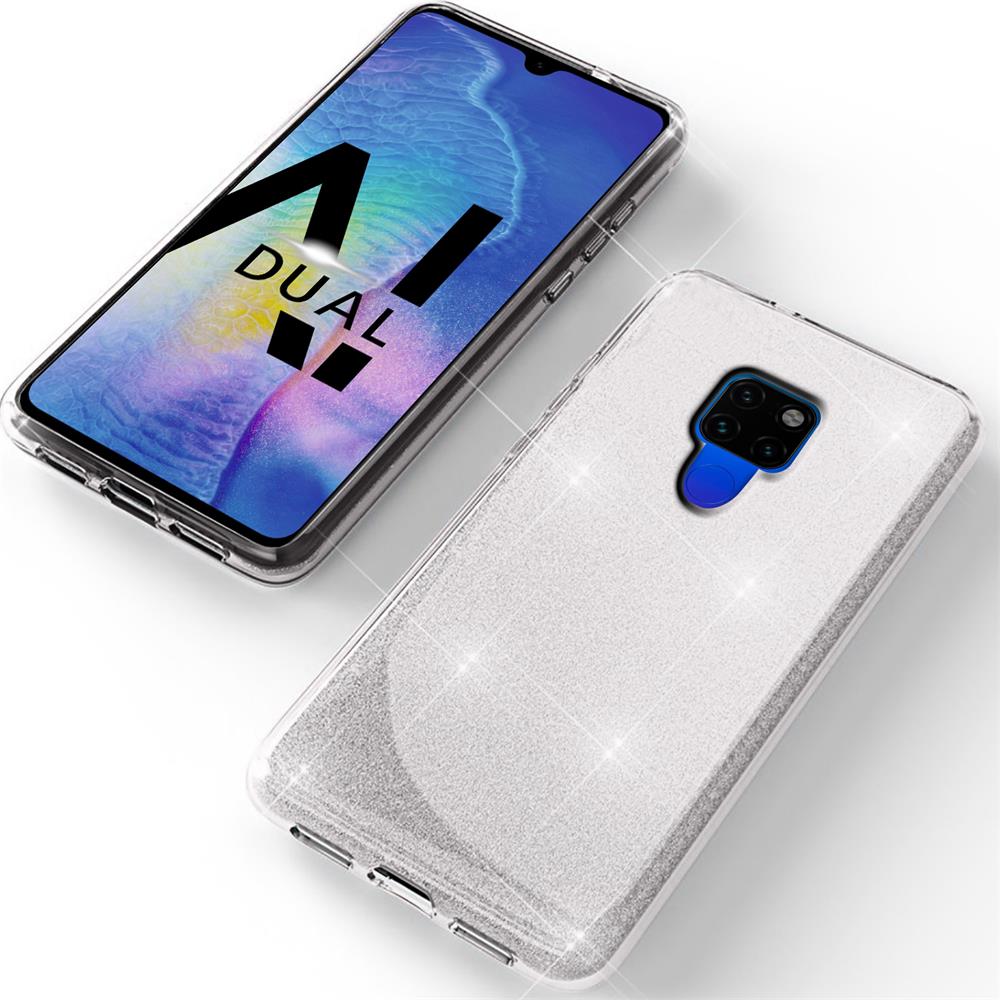Shiny TPU für Huawei Mate 20 in Silber