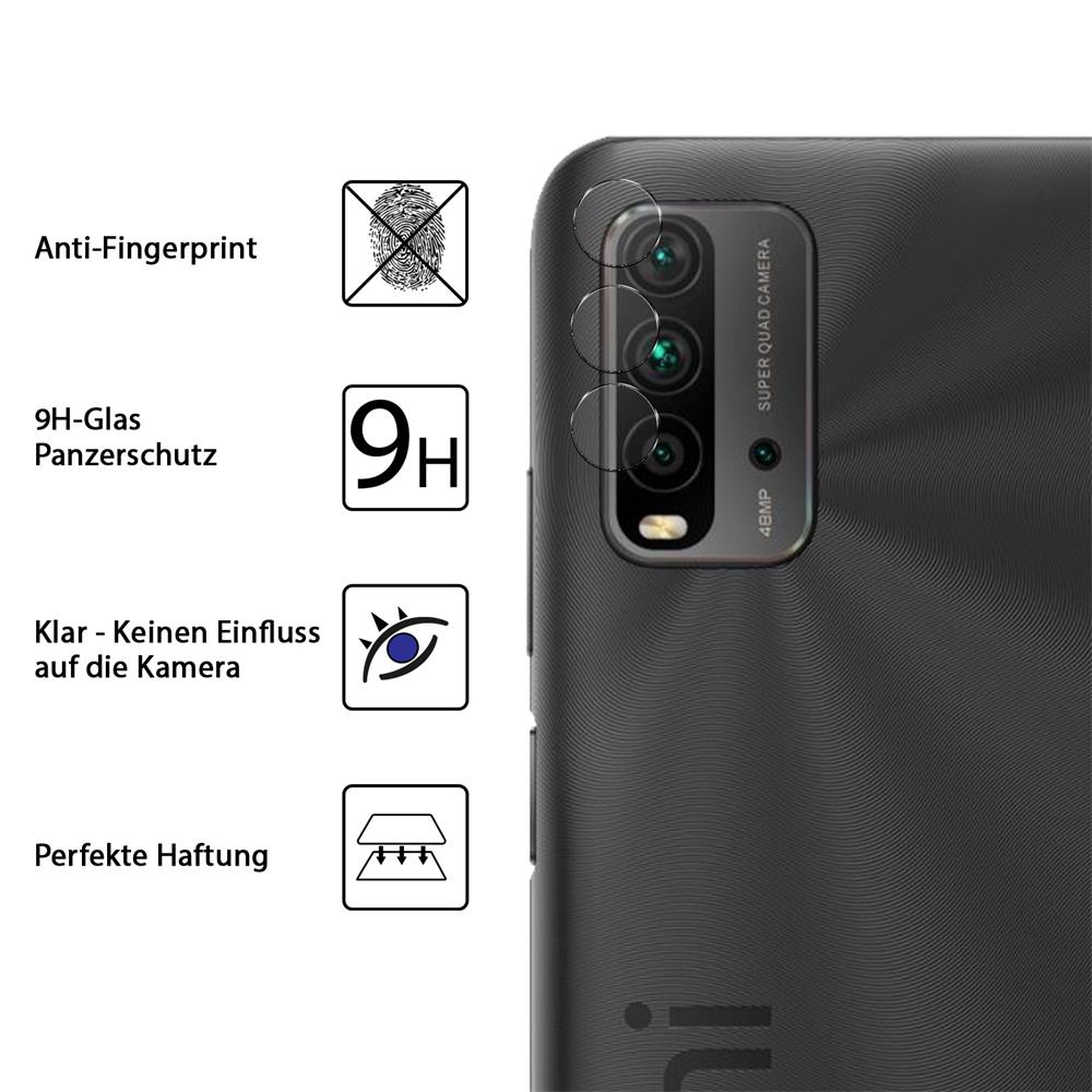 4in1 Glas Set für Xiaomi Redmi 9T