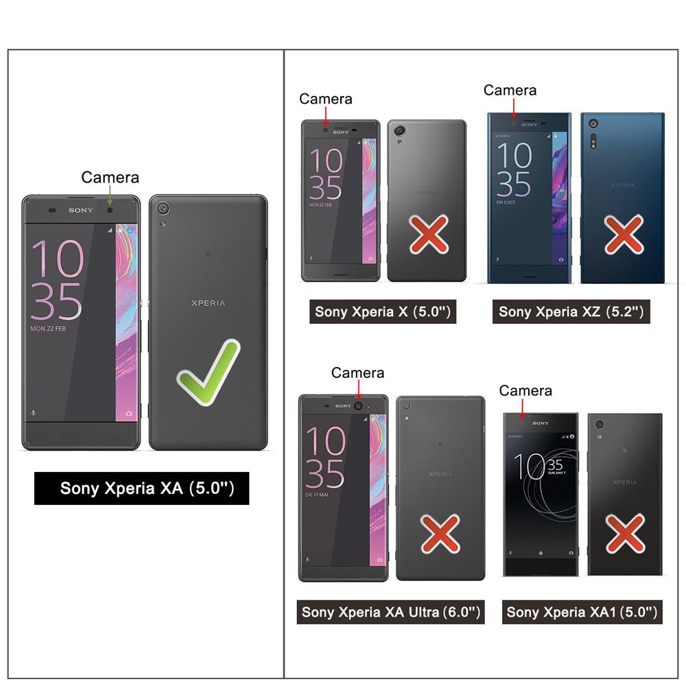 Glas 2in1 für Sony Xperia XA