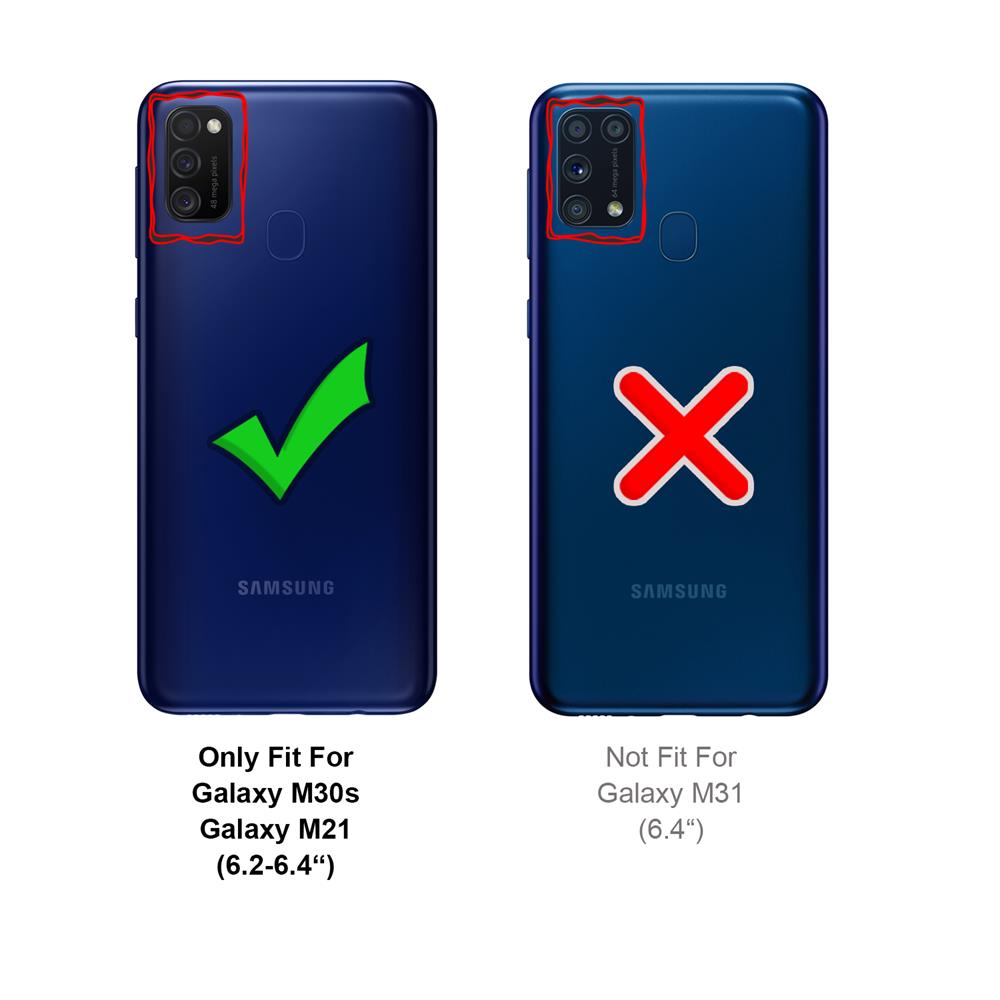 Basic Flip für Samsung Galaxy M30s / M21 in Schwarz