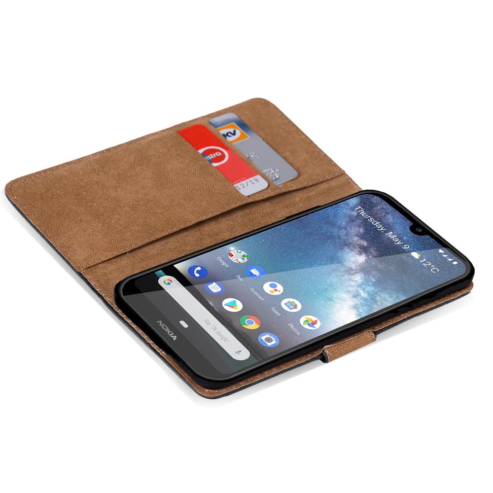 Basic Wallet für Nokia 2.2 in Schwarz