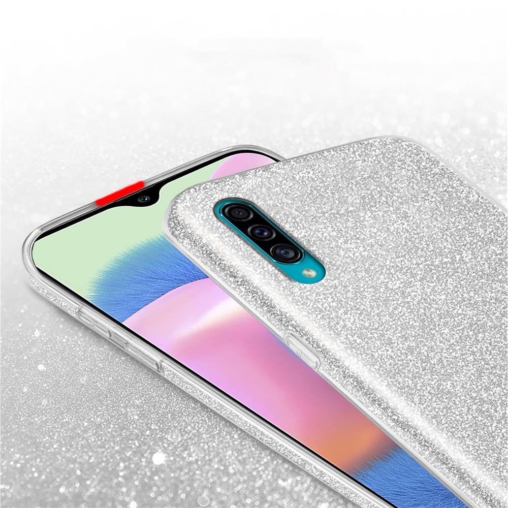 Shiny TPU für Samsung Galaxy A70 / A70s in Silber