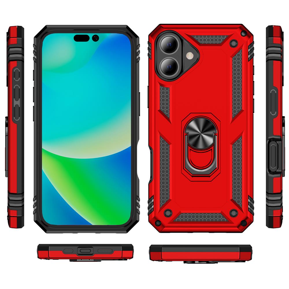 Army Case für Apple iPhone 16 Plus in Rot