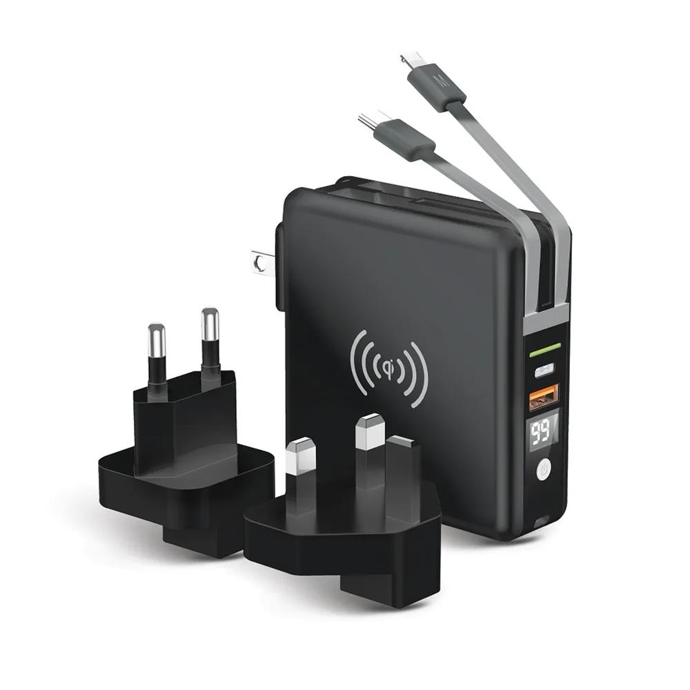 Forcell 5in1 Travel Set 20W in Schwarz