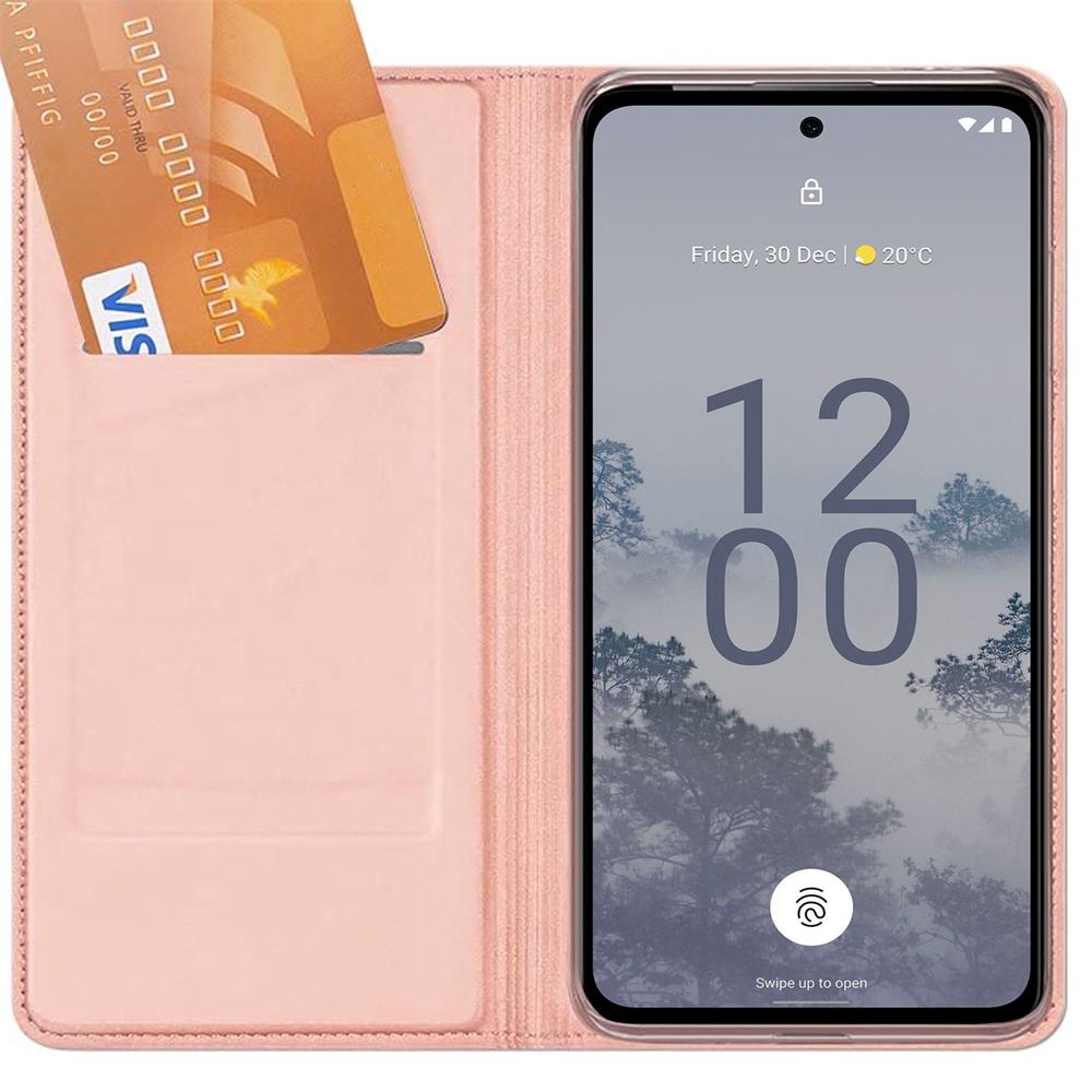 Electroplated Flip für Nokia X30 5G in Rosegold
