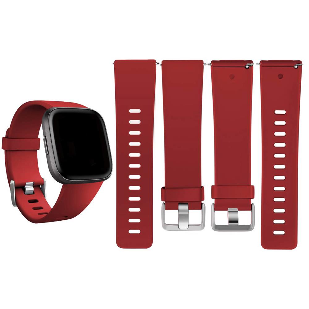 Fitnessarmband TPU für Fitbit Versa / Lite - Größe S in Rot