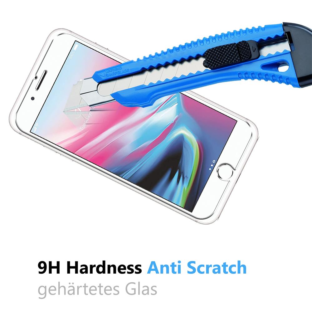4in1 Glas Set für Apple iPhone 7 / 8 / SE2