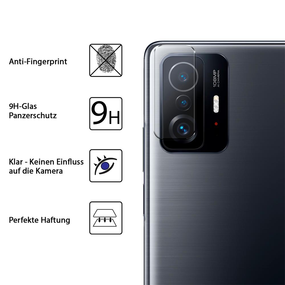 4in1 Glas Set für Xiaomi Mi 11T / Mi 11T Pro