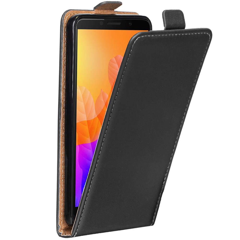 Basic Flip für Huawei Y5p in Schwarz